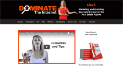 Desktop Screenshot of dominatetheinternet.com.au
